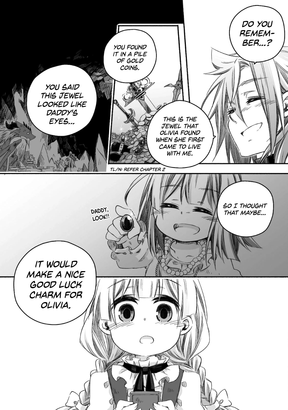 Dragon Daddy Diaries: A Girl Grows to Greatness Chapter 8 page 19 - Chapter 8: Dragon, celebrating his daughter's birthday