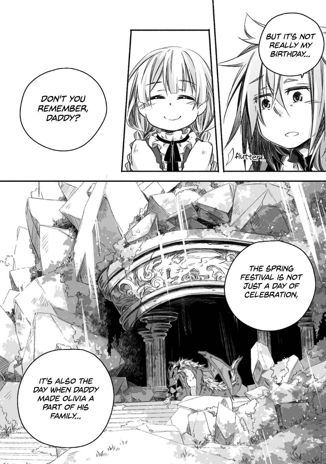 Dragon Daddy Diaries: A Girl Grows to Greatness Chapter 8 page 8 - Chapter 8: Dragon, celebrating his daughter's birthday