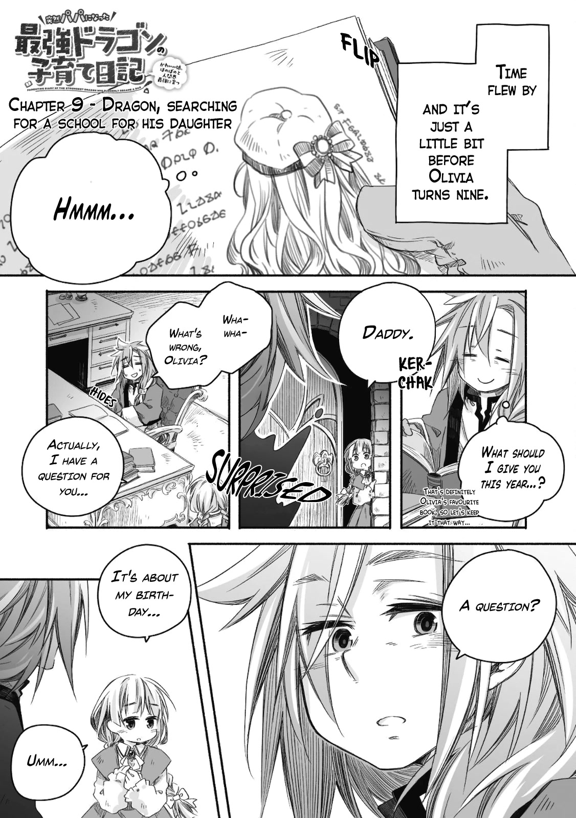 Dragon Daddy Diaries: A Girl Grows to Greatness Chapter 9 page 2 - Chapter 9: Dragon, searching for a school for his daughter