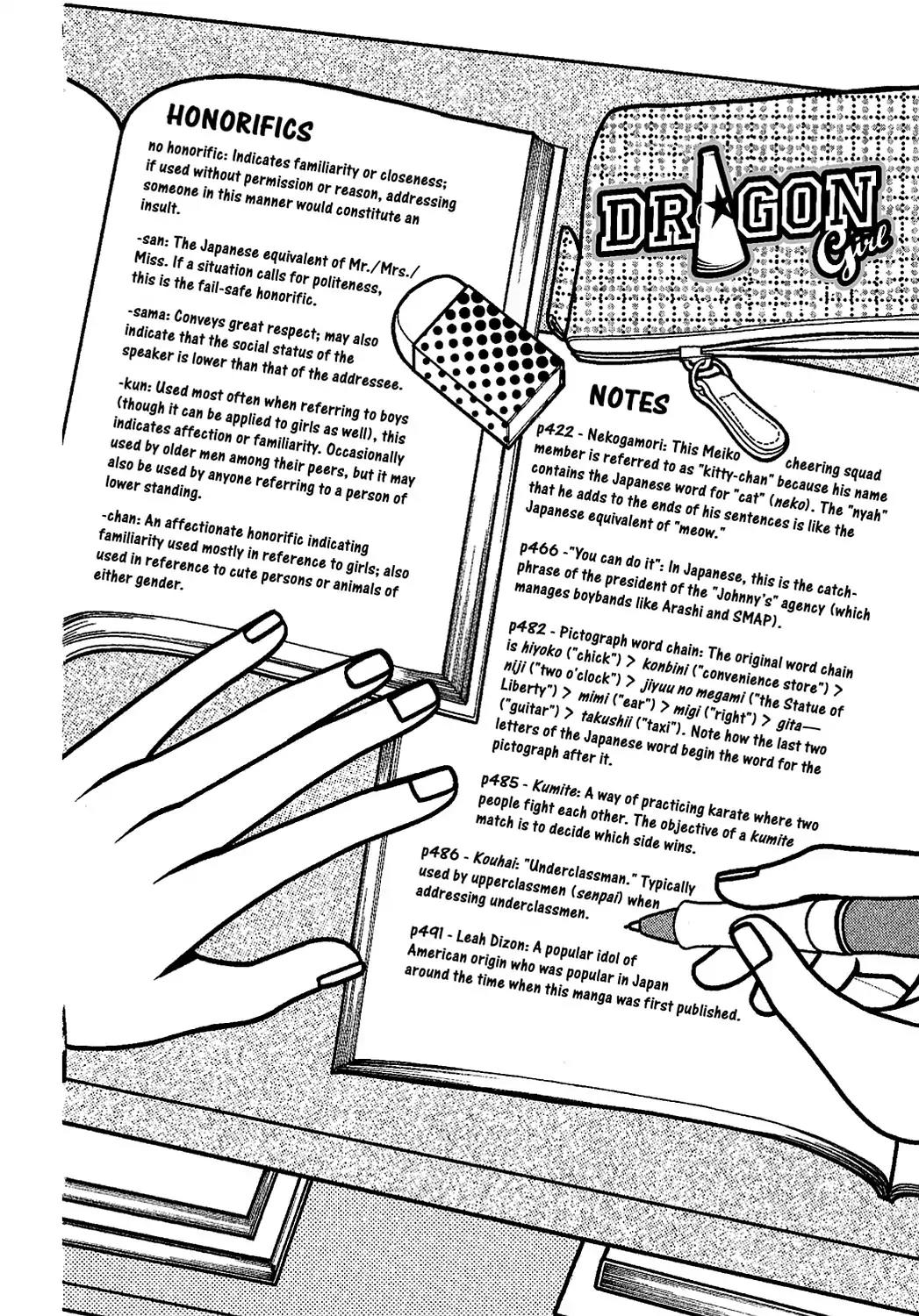 Dragon Girl Chapter 13 page 42 - Chapter 13: Vol.1 The 13th Yell: The Dude's Fist and the Lady's Fingertips