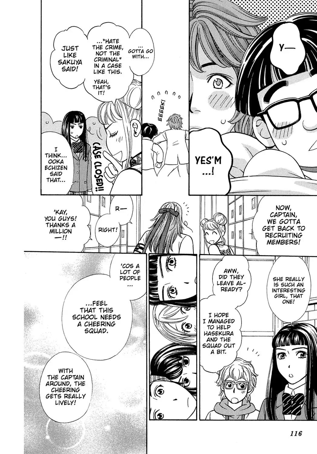Dragon Girl Chapter 3 page 28 - Chapter 3: Vol.1 The 3rd Yell: The White Student Uniform and the Flag of Passion