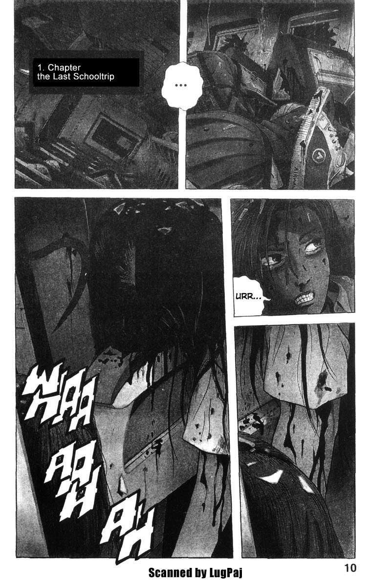Dragon Head Chapter 1 page 8 - Chapter 1: The Last Classtrip