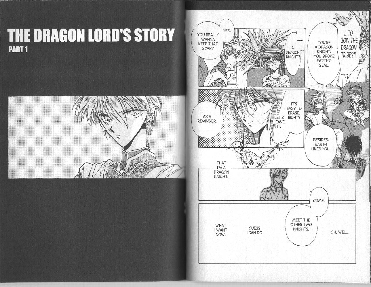 Dragon Knights Chapter 10 page 1 - Chapter 10: The Dragon Lord's Story (1)