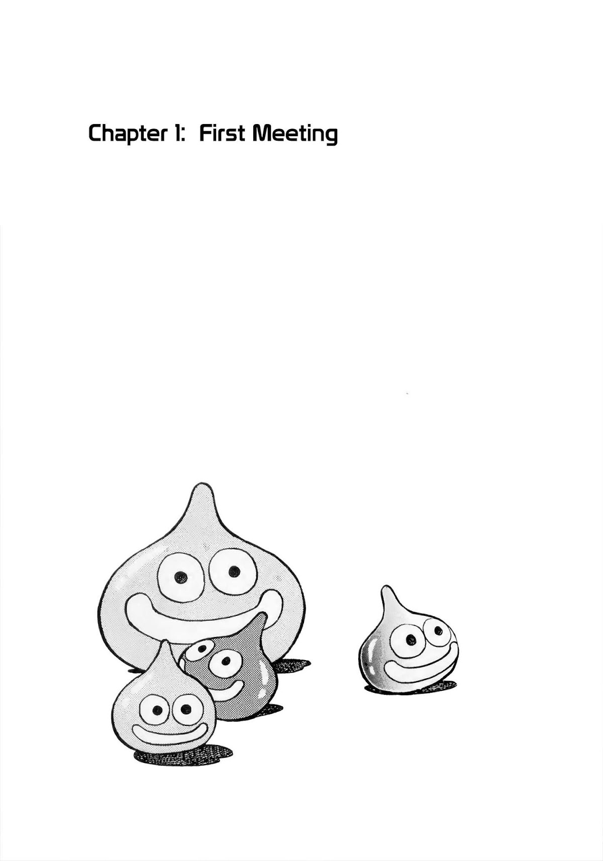 Dragon Quest e no Michi Chapter 1 page 1 - Chapter 1: First Meeting