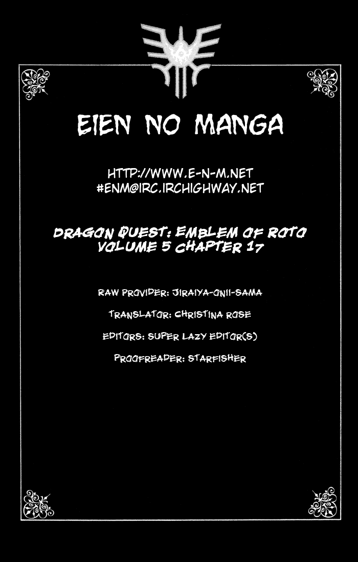Dragon Quest Retsuden - Roto no Monshou Chapter 17.2 page 1 - Chapter 17 v2