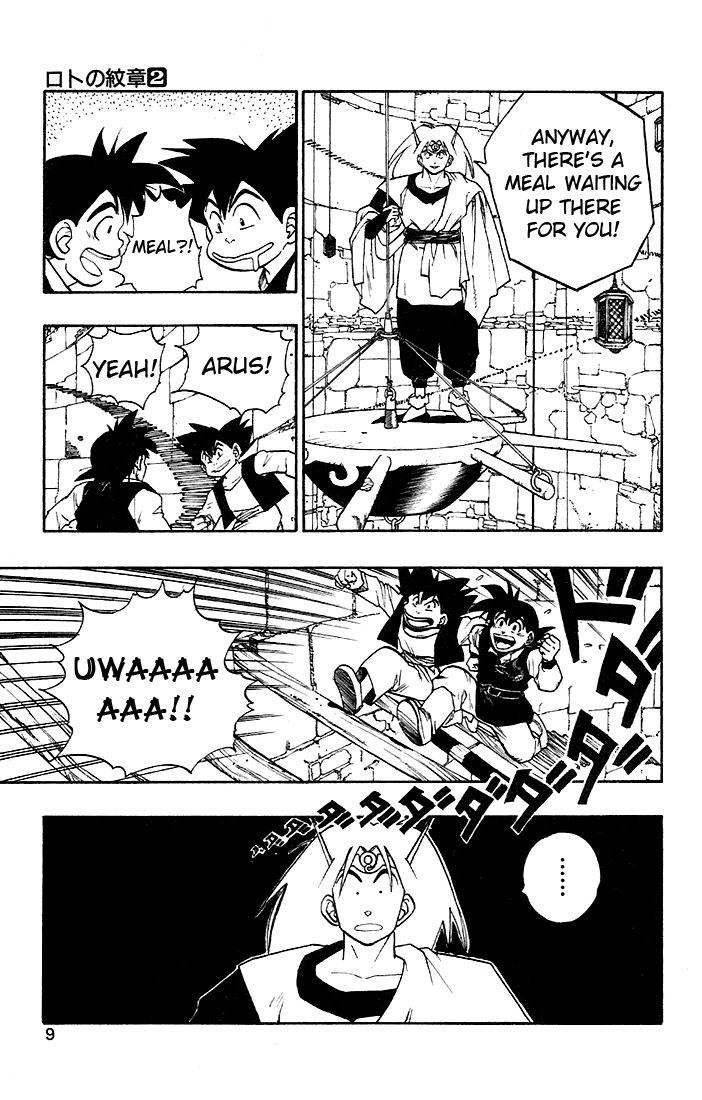 Dragon Quest Retsuden - Roto no Monshou Chapter 4.2 page 9 - Chapter 4 v2