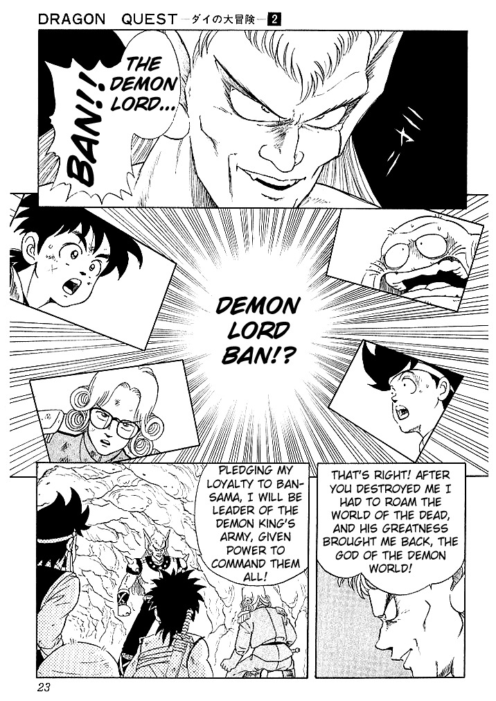 Dragon Quest: The Adventure of Dai Chapter 10 page 21 - Chapter 10: Hadlar's Identity...!!