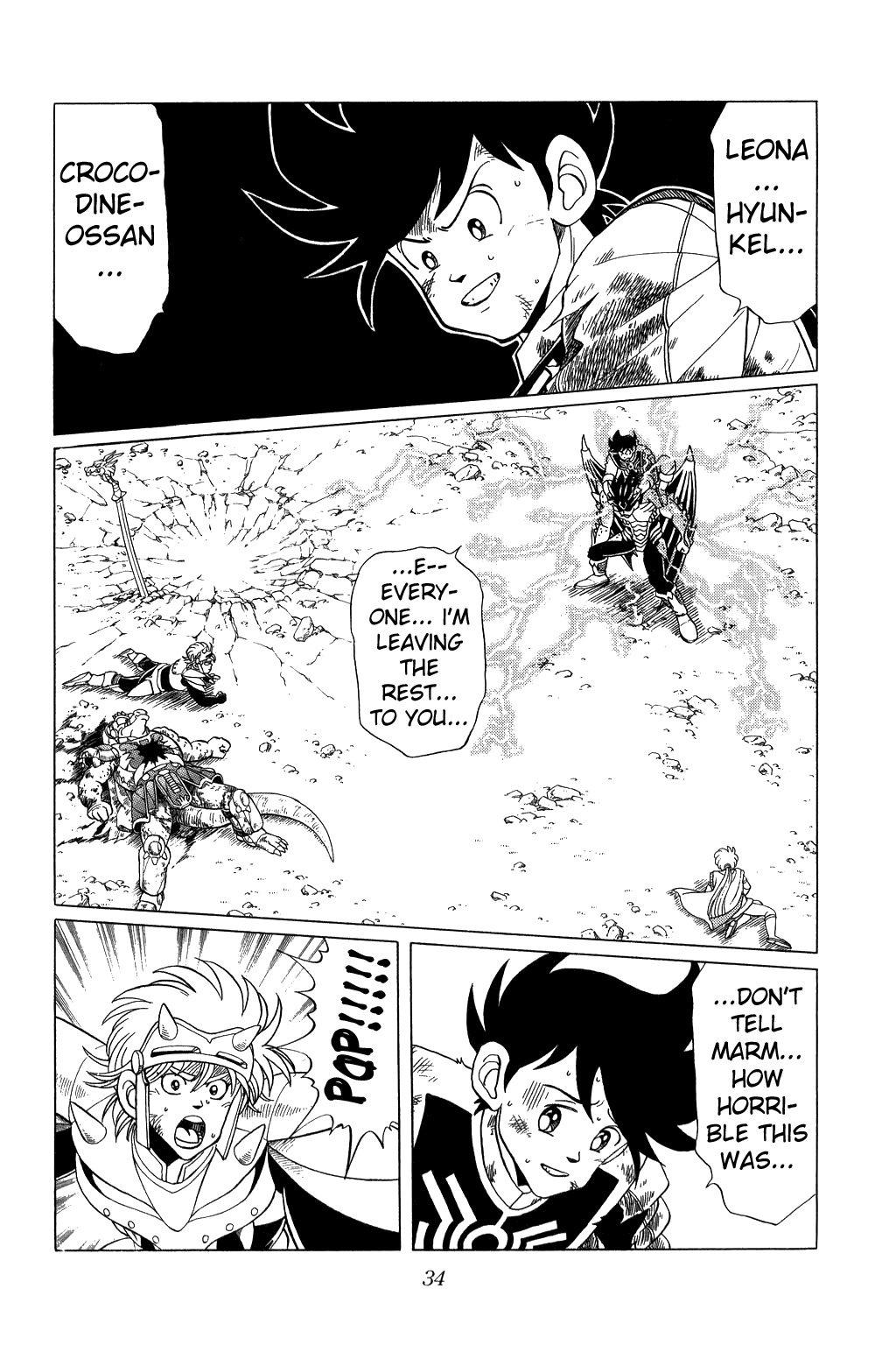 Dragon Quest: The Adventure of Dai Chapter 106 page 10 - Chapter 106: Pop's Final Moment