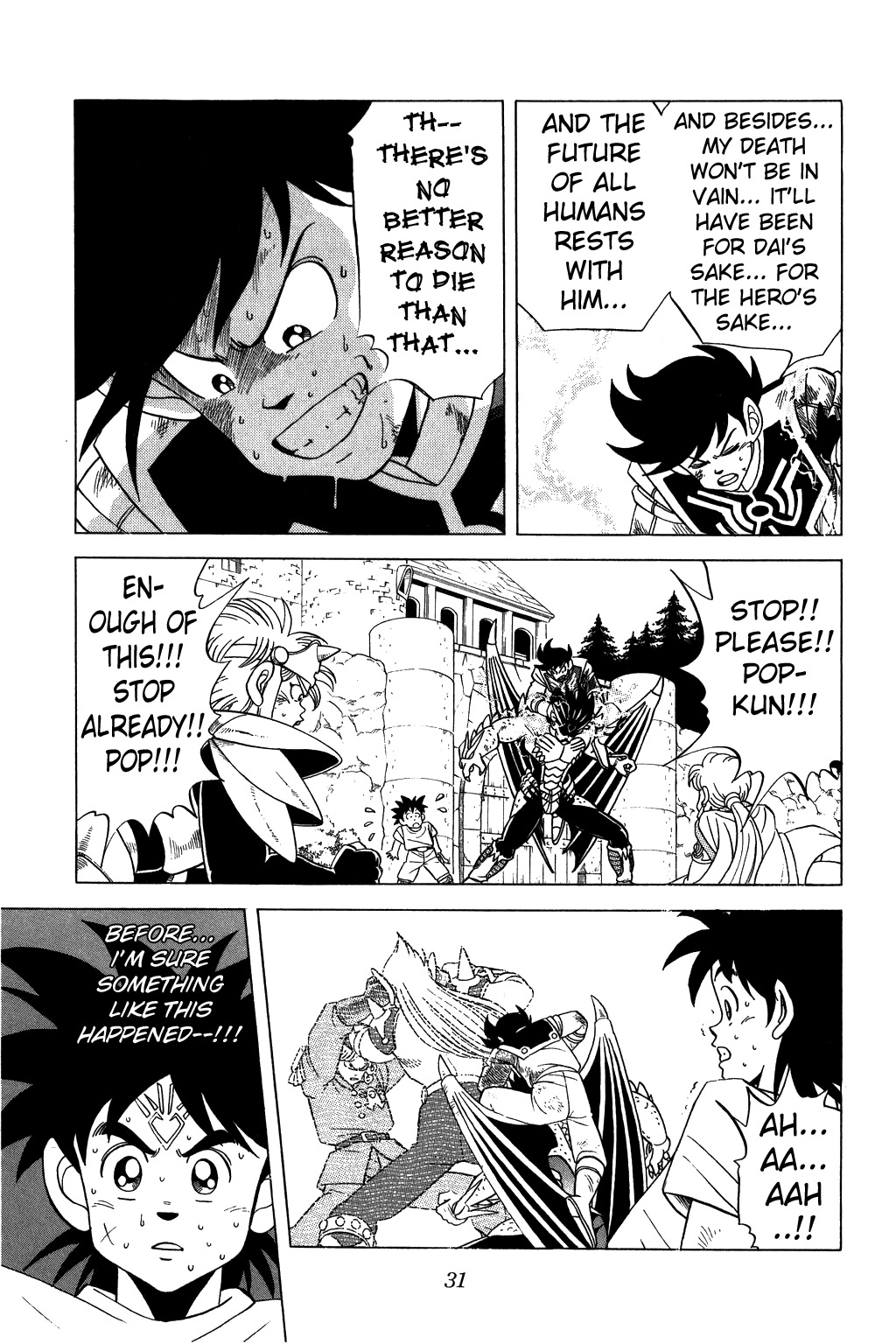 Dragon Quest: The Adventure of Dai Chapter 106 page 7 - Chapter 106: Pop's Final Moment
