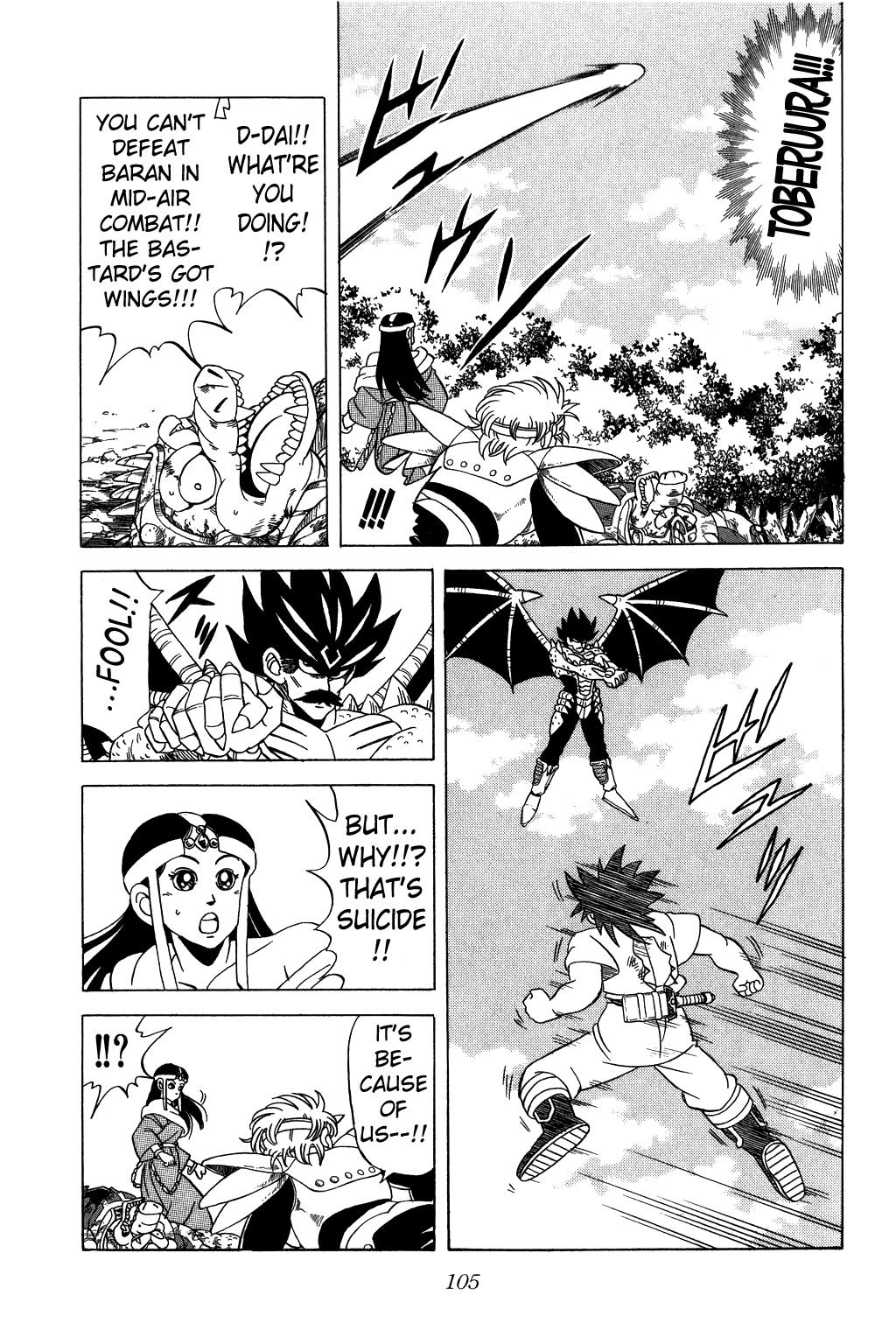 Dragon Quest: The Adventure of Dai Chapter 110 page 5 - Chapter 110: Super Spell, Life or Death...!!?