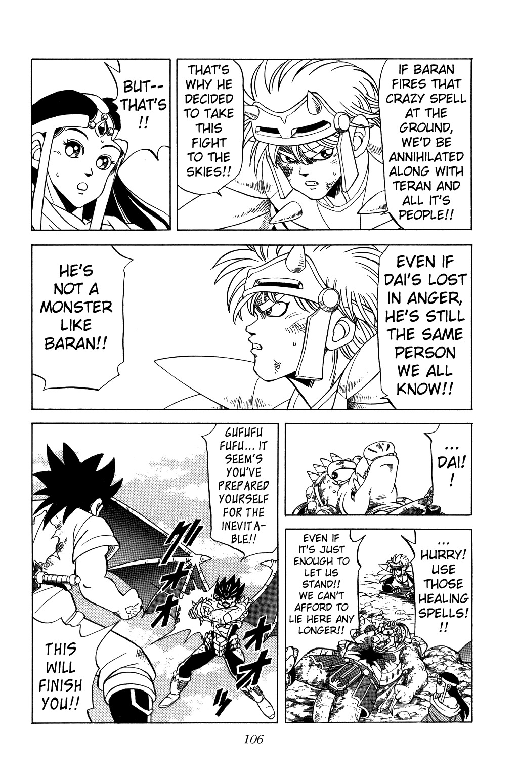Dragon Quest: The Adventure of Dai Chapter 110 page 6 - Chapter 110: Super Spell, Life or Death...!!?
