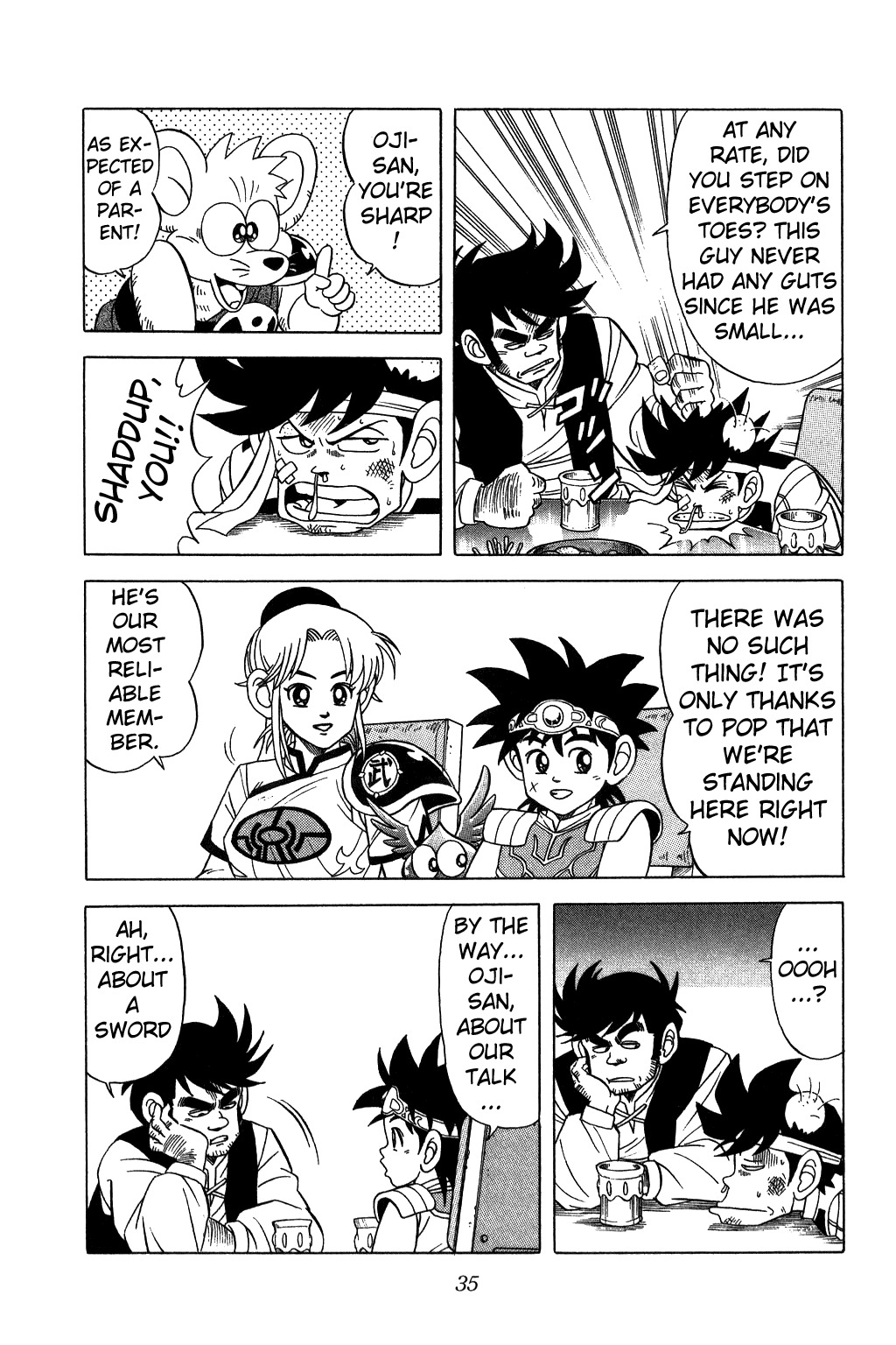 Dragon Quest: The Adventure of Dai Chapter 136 page 14 - Chapter 136: Hometown Lankarks