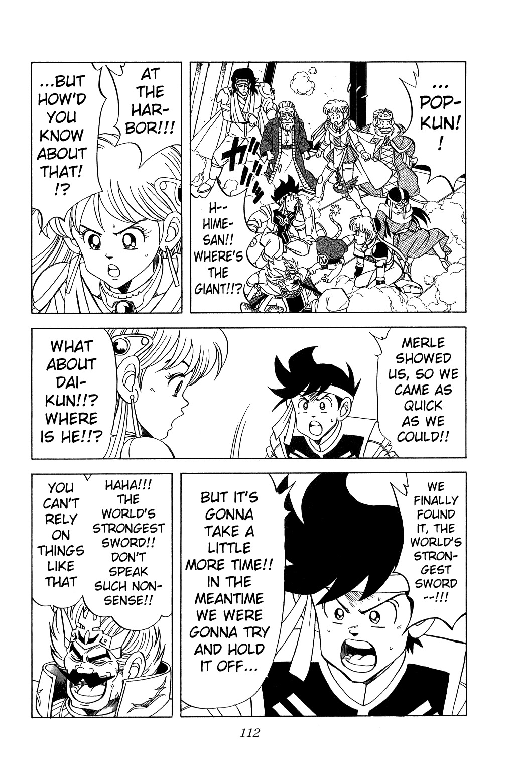 Dragon Quest: The Adventure of Dai Chapter 140 page 10 - Chapter 140: The Giant of Despair