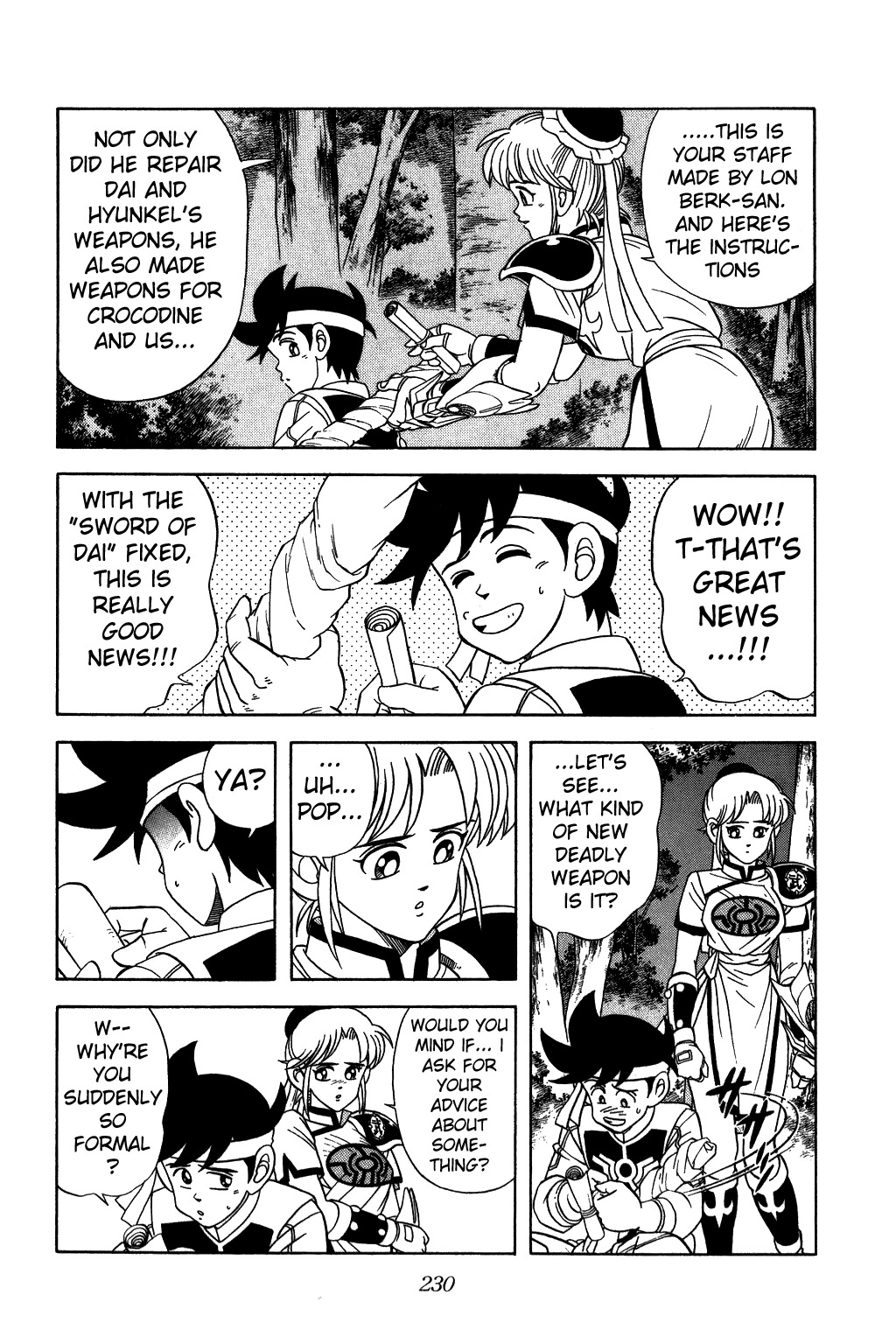 Dragon Quest: The Adventure of Dai Chapter 228 page 11 - Chapter 228: The Night Before the Battle