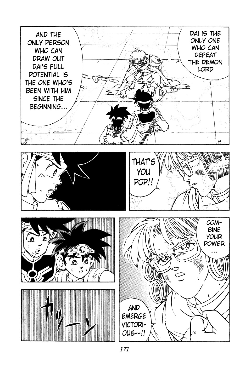 Dragon Quest: The Adventure of Dai Chapter 325 page 10 - Chapter 325: The Tenchimatou's Blind Spot...!!?