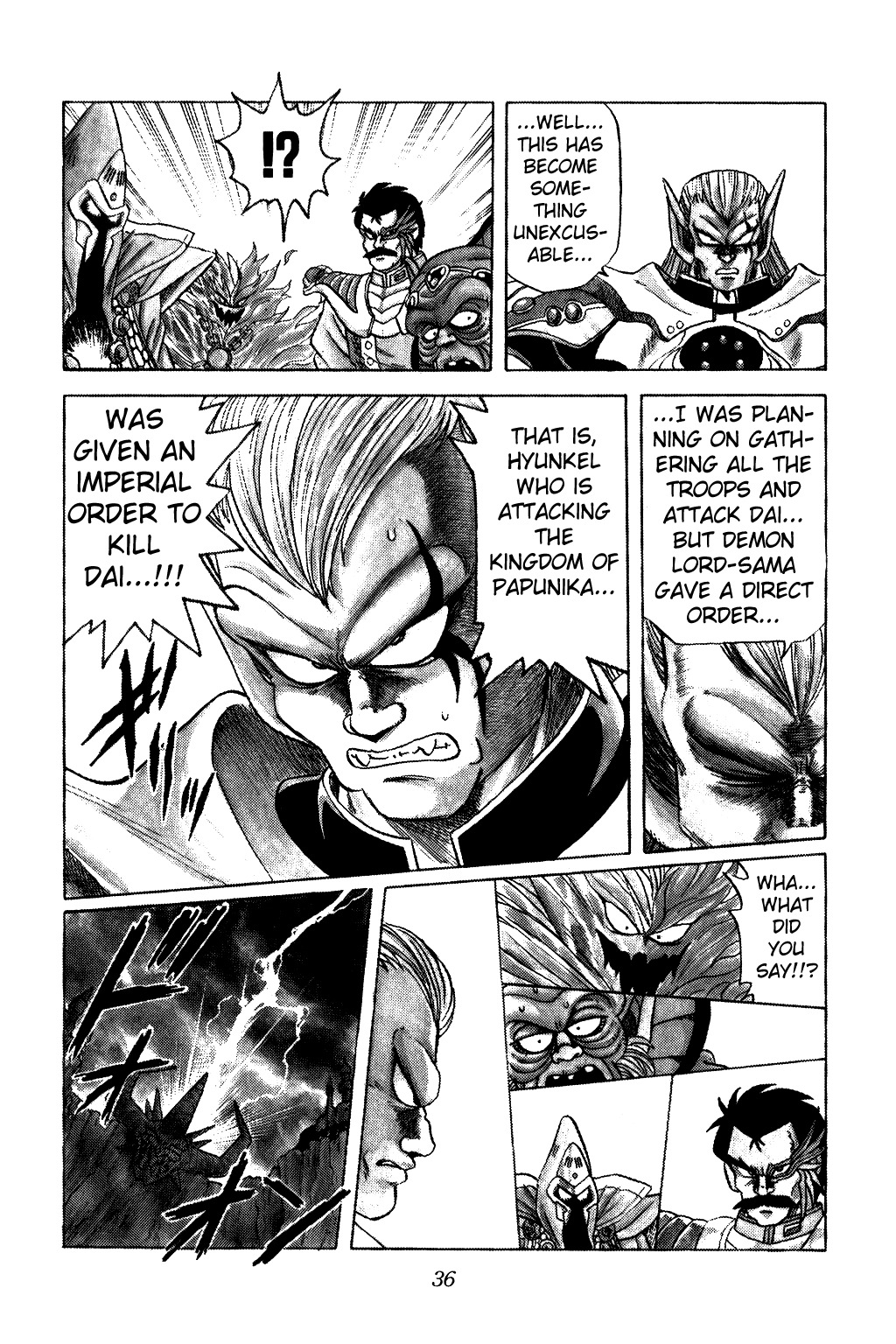 Dragon Quest: The Adventure of Dai Chapter 33 page 12 - Chapter 33: The Gathering of the 6 Commanders...!?