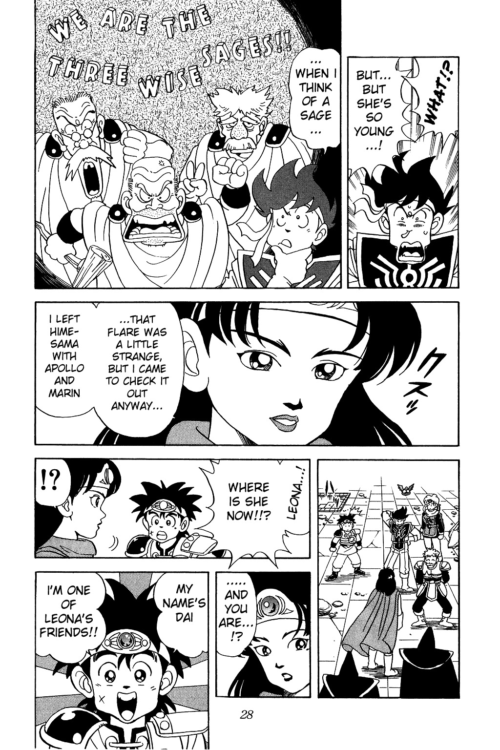 Dragon Quest: The Adventure of Dai Chapter 49 page 4 - Chapter 49: Where's Leona...…!?