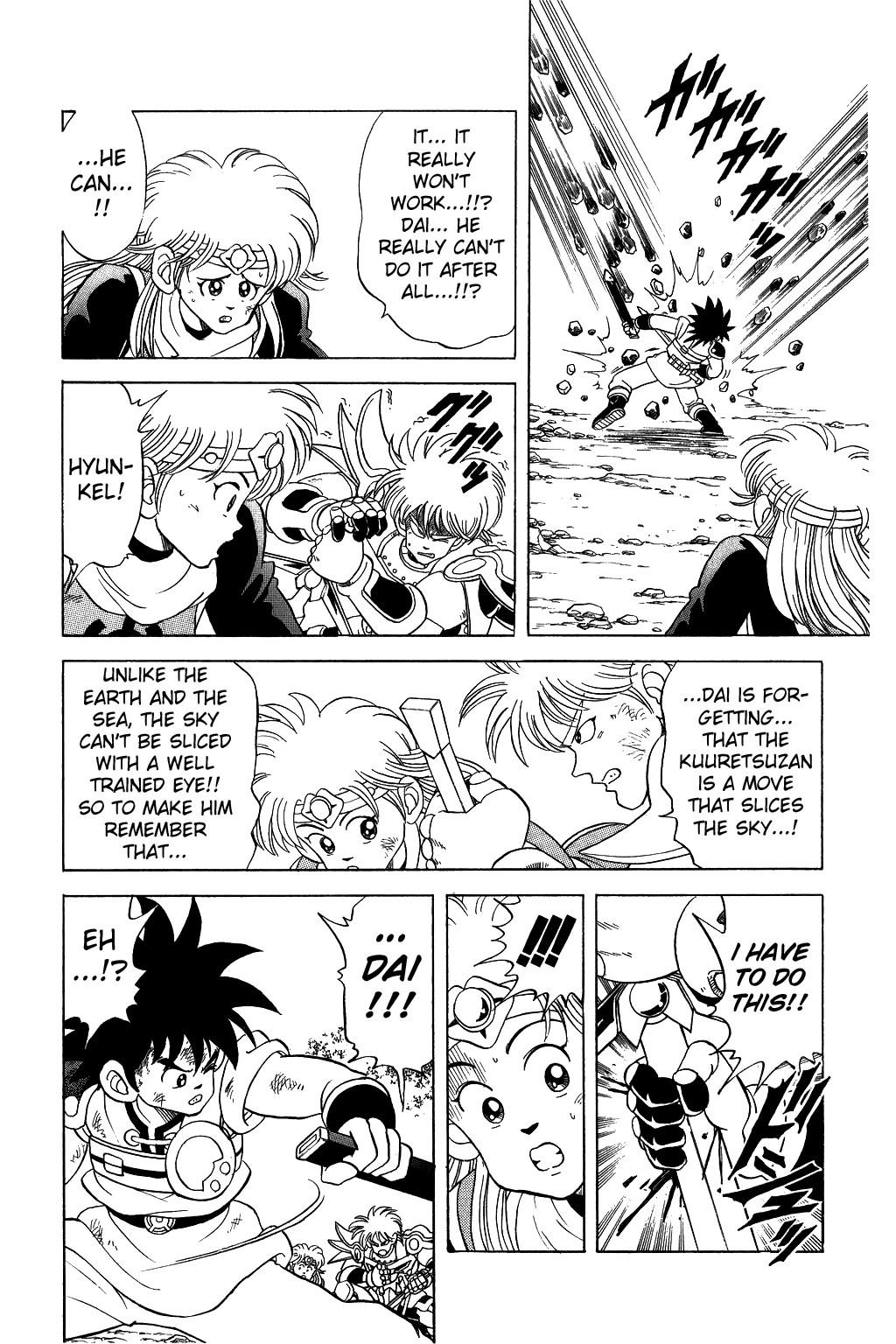 Dragon Quest: The Adventure of Dai Chapter 68 page 12 - Chapter 68: The Kuuretsuzan Appears!!