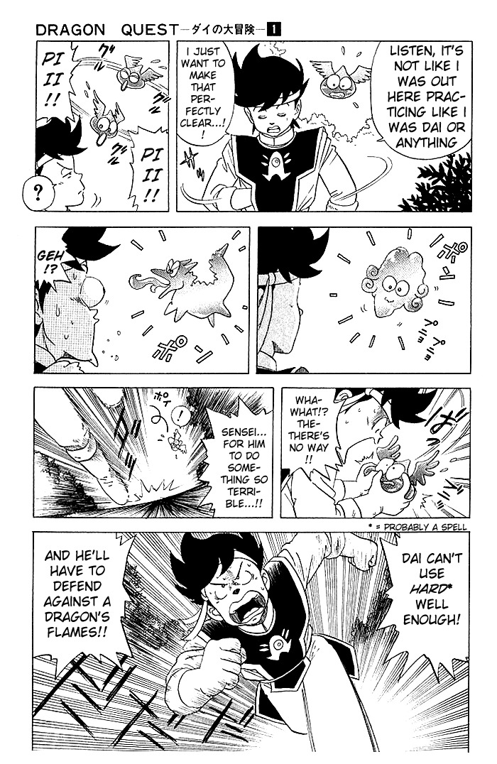 Dragon Quest: The Adventure of Dai Chapter 8 page 13 - Chapter 8: The Dragon Who Wore Glasses!