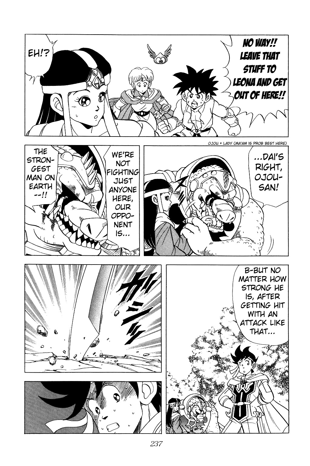 Dragon Quest: The Adventure of Dai Chapter 88 page 4 - Chapter 88: Flash of Terror