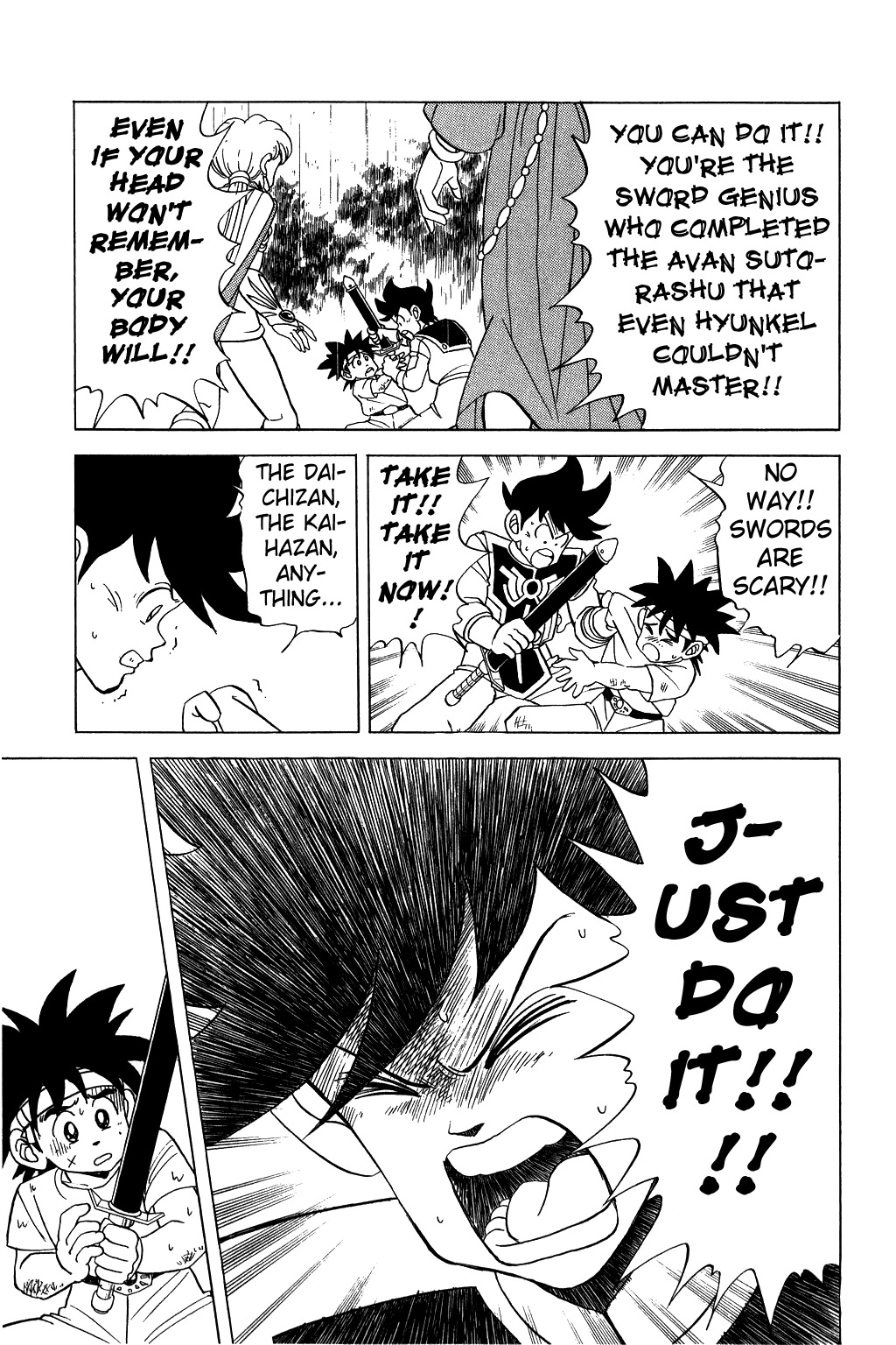 Dragon Quest: The Adventure of Dai Chapter 89 page 13 - Chapter 89: Dai, Level 1…!!?
