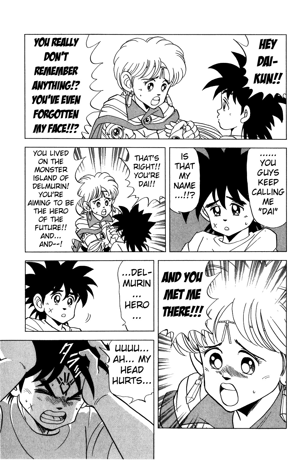 Dragon Quest: The Adventure of Dai Chapter 89 page 9 - Chapter 89: Dai, Level 1…!!?