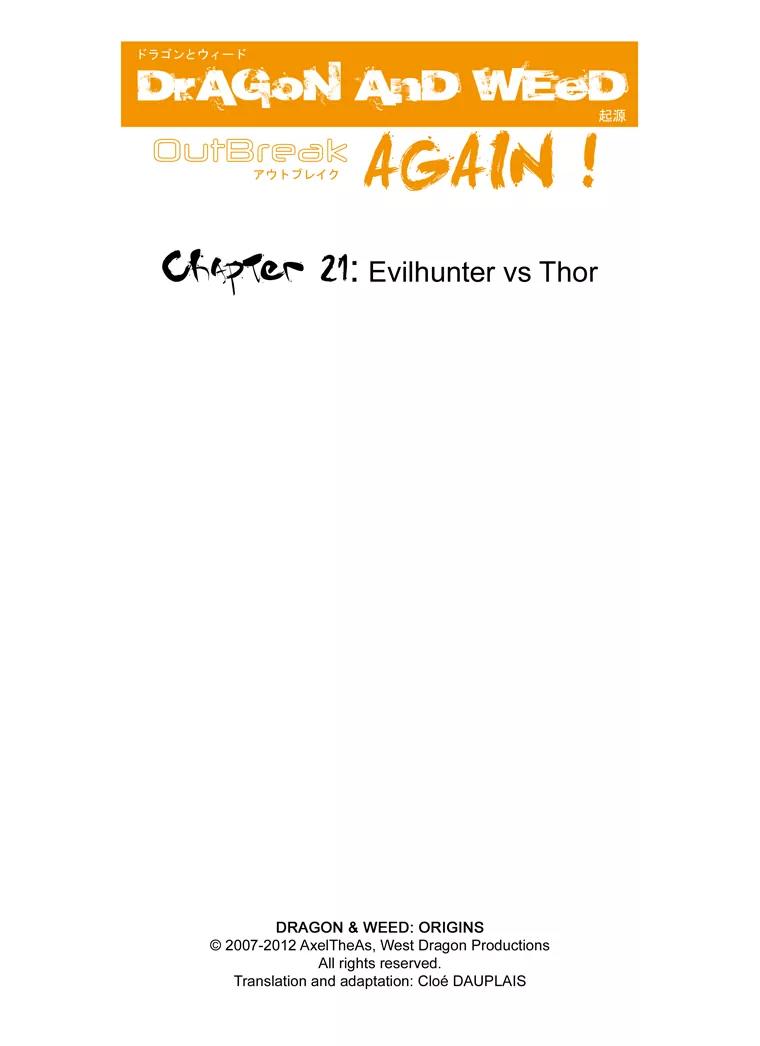 Dragon & Weed: Origins Chapter 21 page 1 - Chapter 21: Evilhunter vs Thor