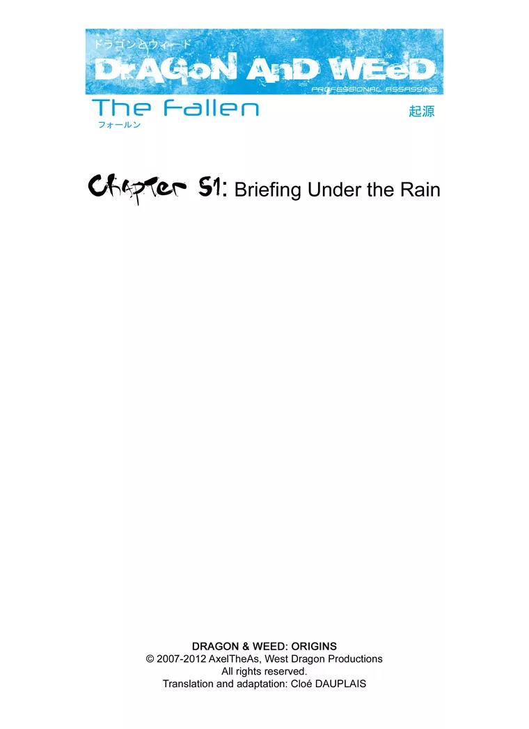 Dragon & Weed: Origins Chapter 51 page 1 - Chapter 51: Briefing Under the Rain