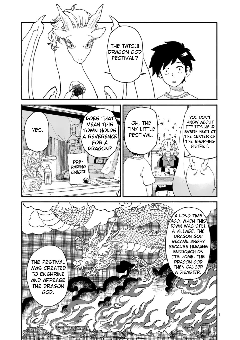 Dragon Yashinatte Kudasai Chapter 5 page 1 - Chapter 5