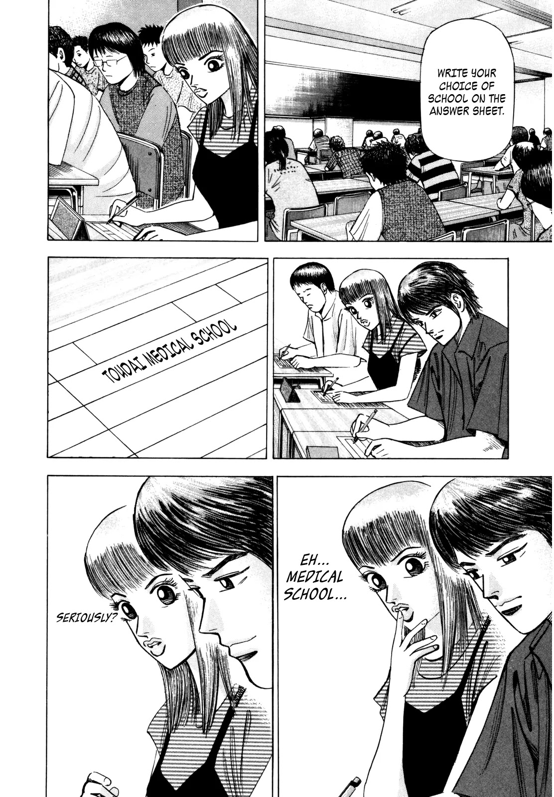 Dragon Zakura Chapter 70 page 14 - Chapter 70: Day of the Mock Exam