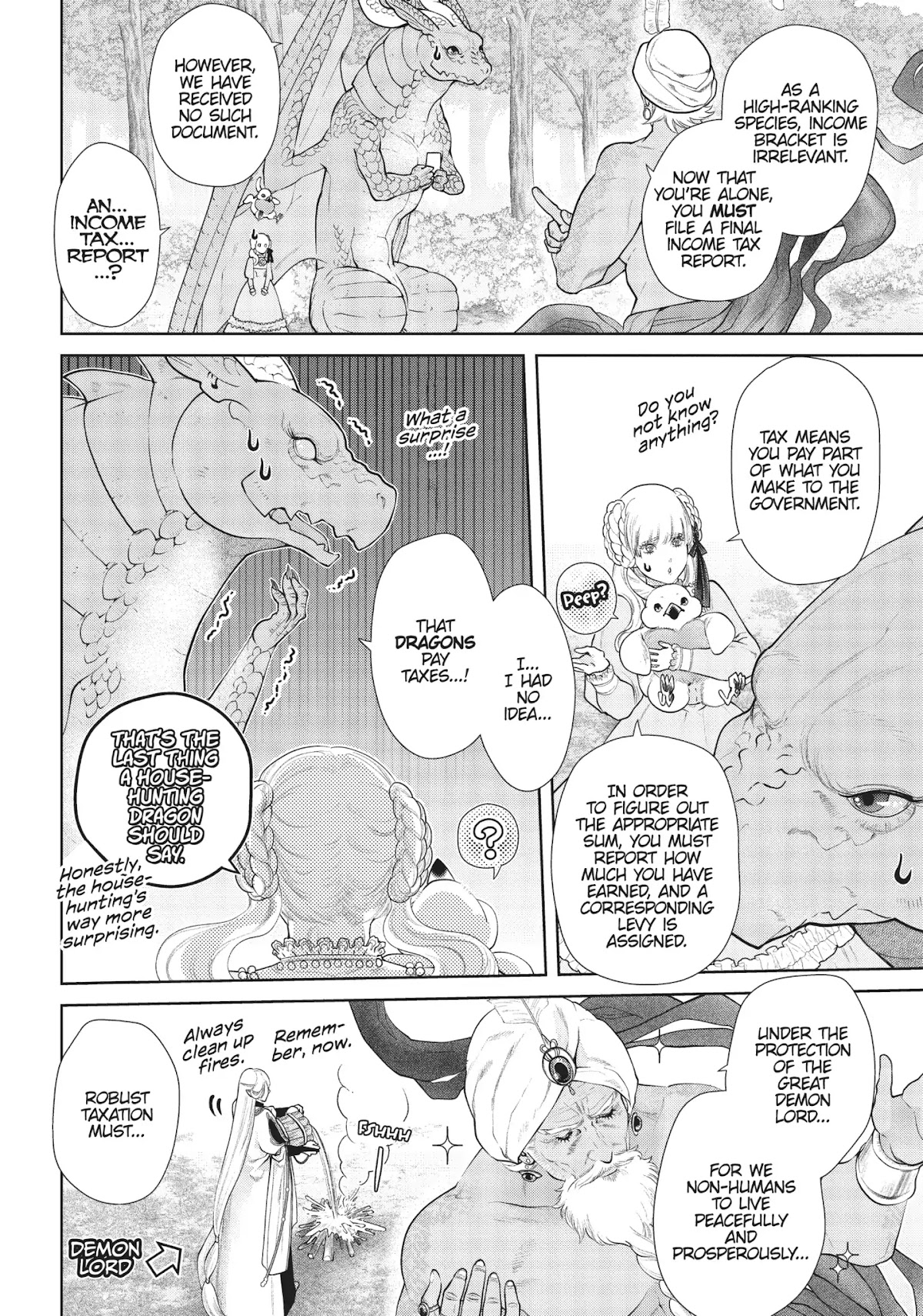 Dragon's House-Hunting Chapter 13 page 8 - Chapter 13: Vol.3 House 13: Dragon Files His Taxes