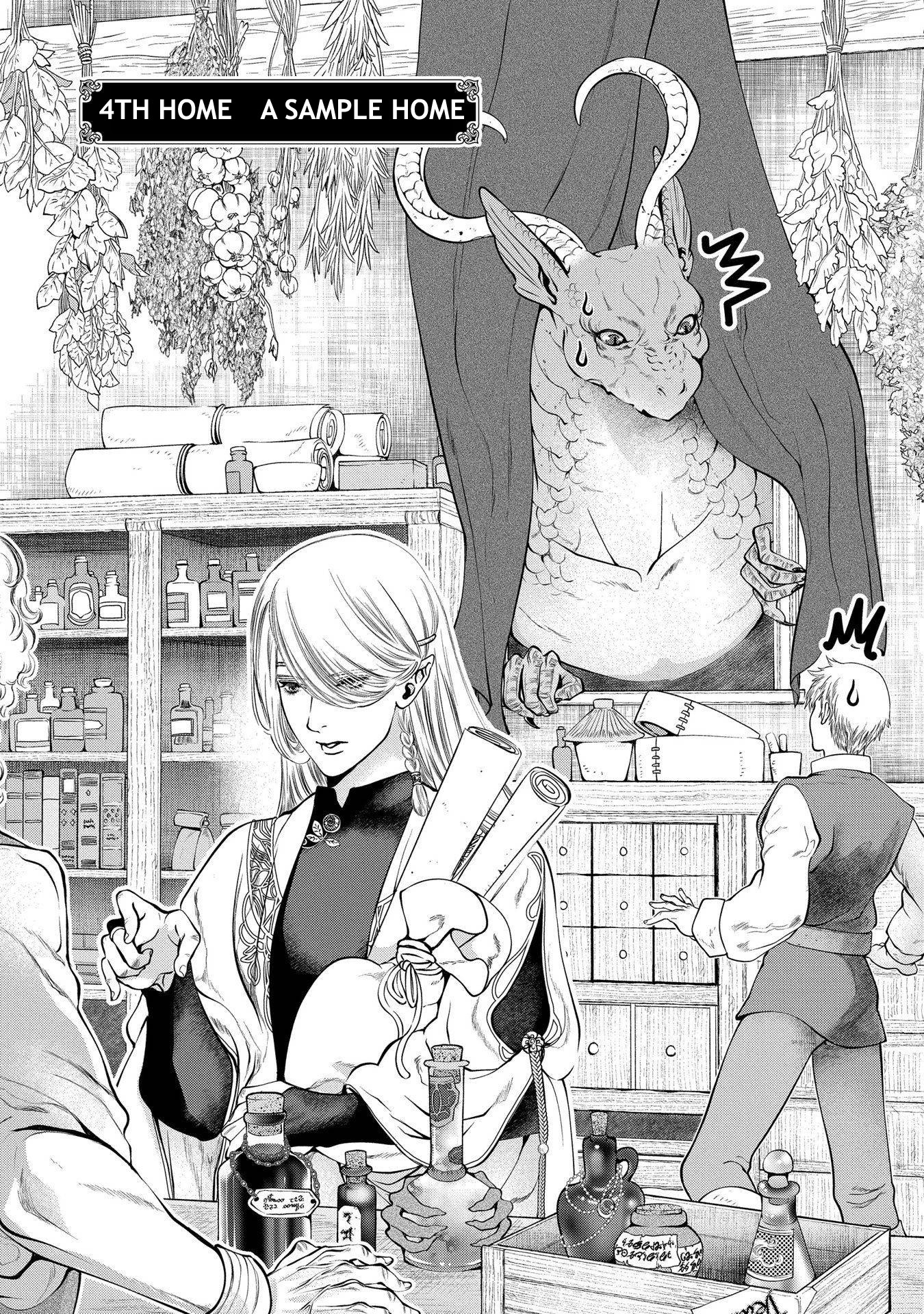 Dragon's House-Hunting Chapter 4 page 1 - Chapter 4: A Sample Home