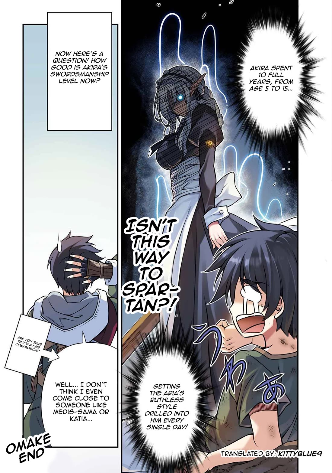Drawing: The Greatest Mangaka Becomes A Skilled “Martial Artist” In Another World Chapter 108.5 page 3 - Chapter 108.5: Omake: Aria-Sama is Watching Over You: Part 3