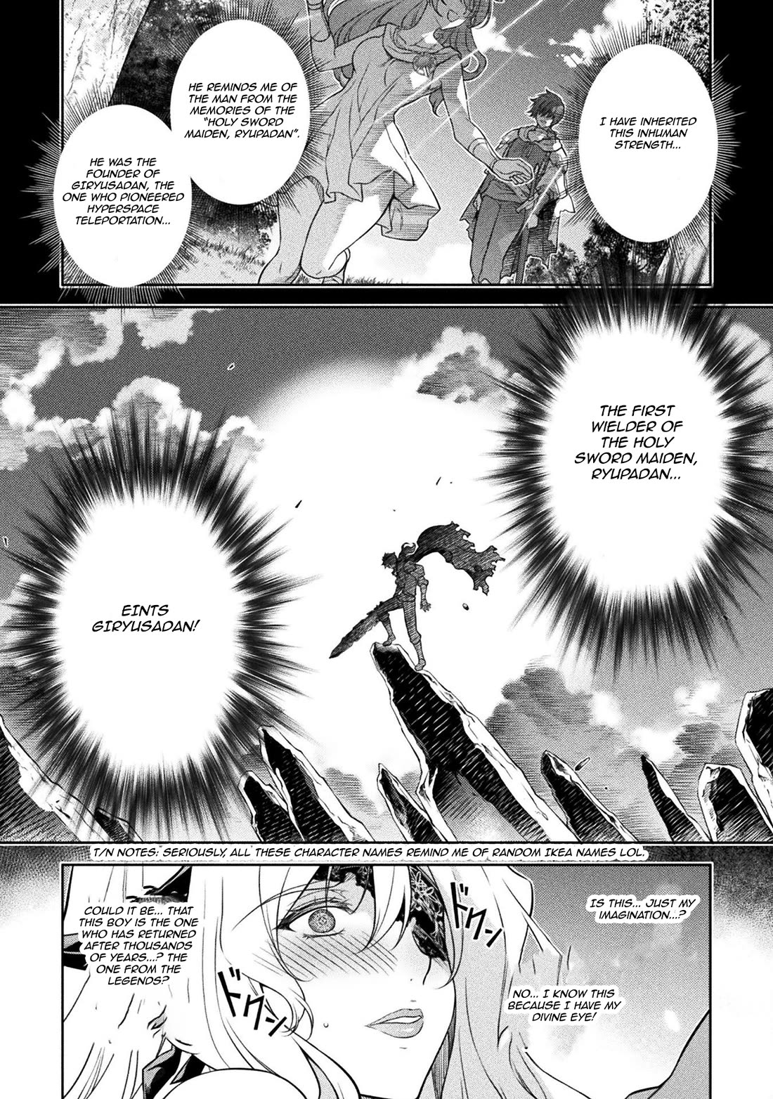 Drawing: The Greatest Mangaka Becomes A Skilled “Martial Artist” In Another World Chapter 108 page 4 - Chapter 108: Master of The Holy Sword