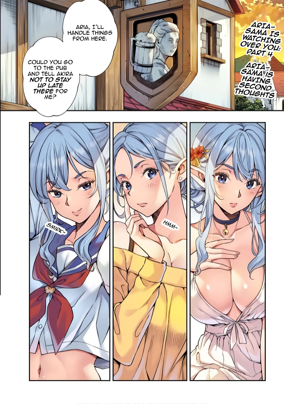Drawing: The Greatest Mangaka Becomes A Skilled “Martial Artist” In Another World Chapter 117.5 page 2 - Chapter 117.5: Omake: Aria-Sama is Watching Over You: Part 4