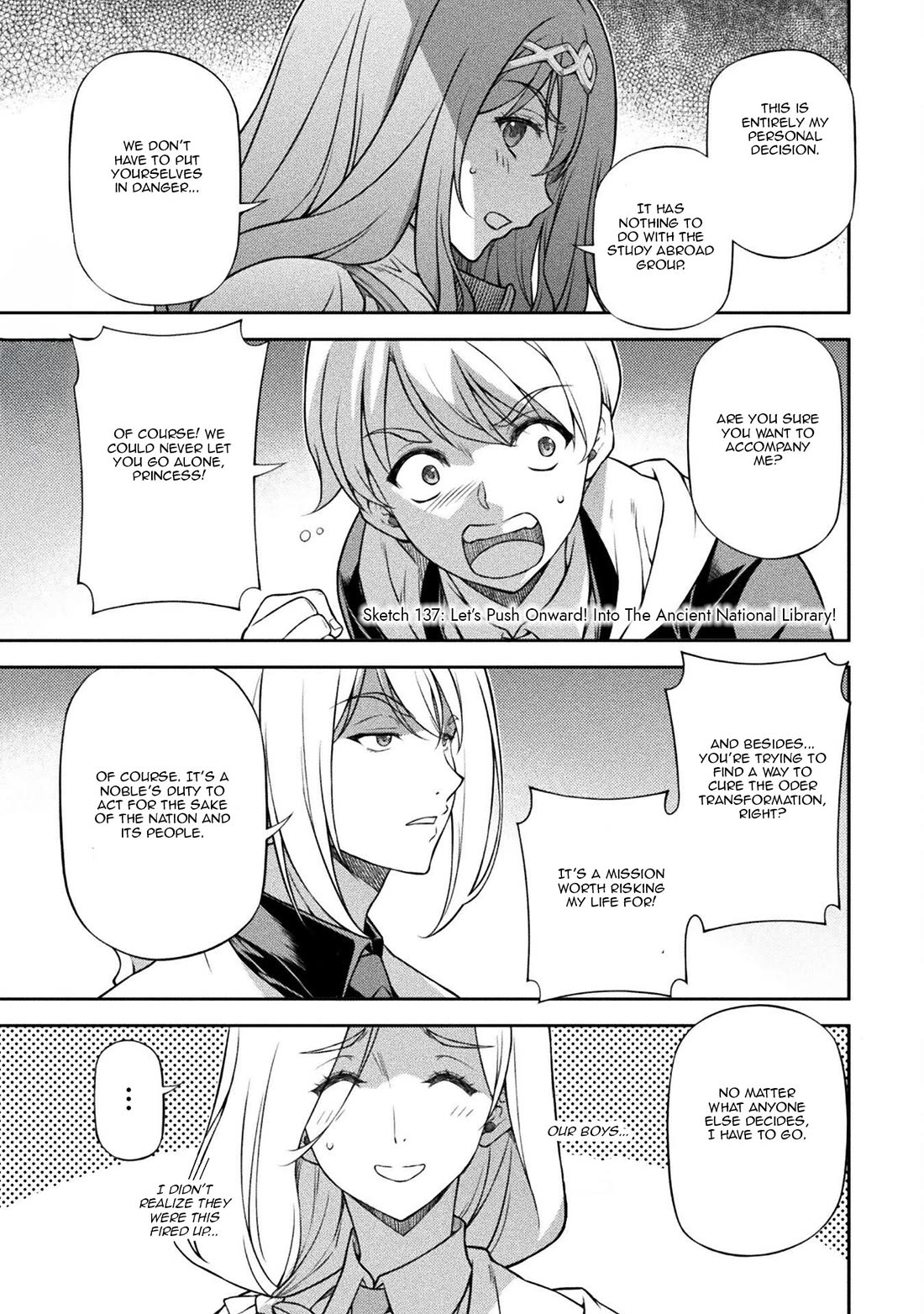 Drawing: The Greatest Mangaka Becomes A Skilled “Martial Artist” In Another World Chapter 137 page 1 - Chapter 137: Let's Push Onward! Into The Ancient National Library!