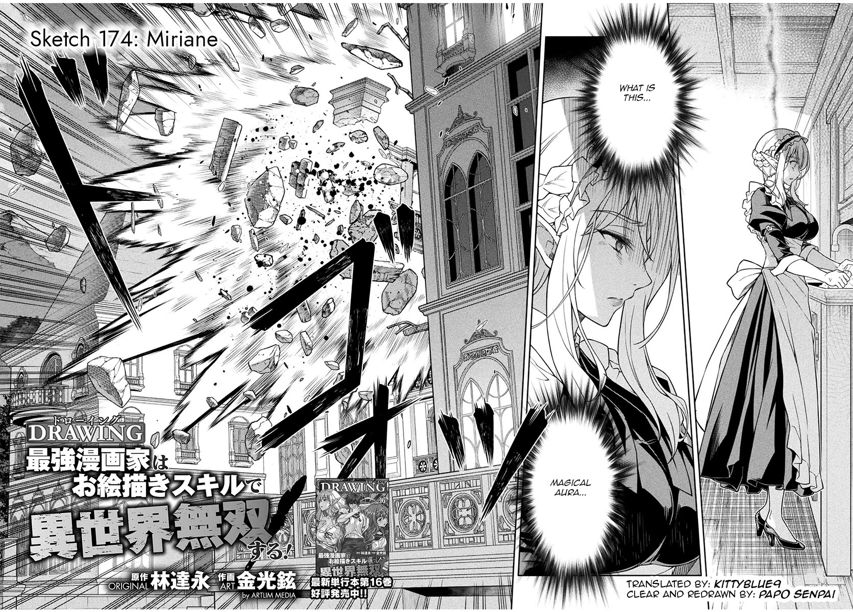 Drawing: The Greatest Mangaka Becomes A Skilled “Martial Artist” In Another World Chapter 174 page 2 - Chapter 174: Miriane