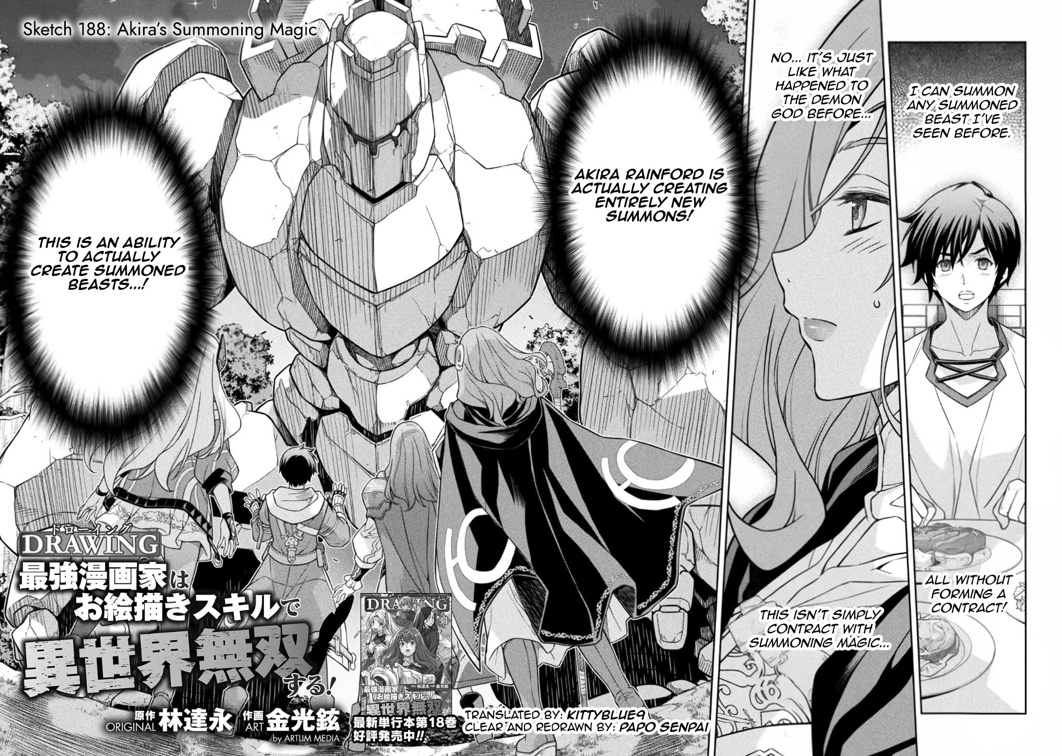 Drawing: The Greatest Mangaka Becomes A Skilled “Martial Artist” In Another World Chapter 188 page 2 - Chapter 188: Akira's Summoning Magic