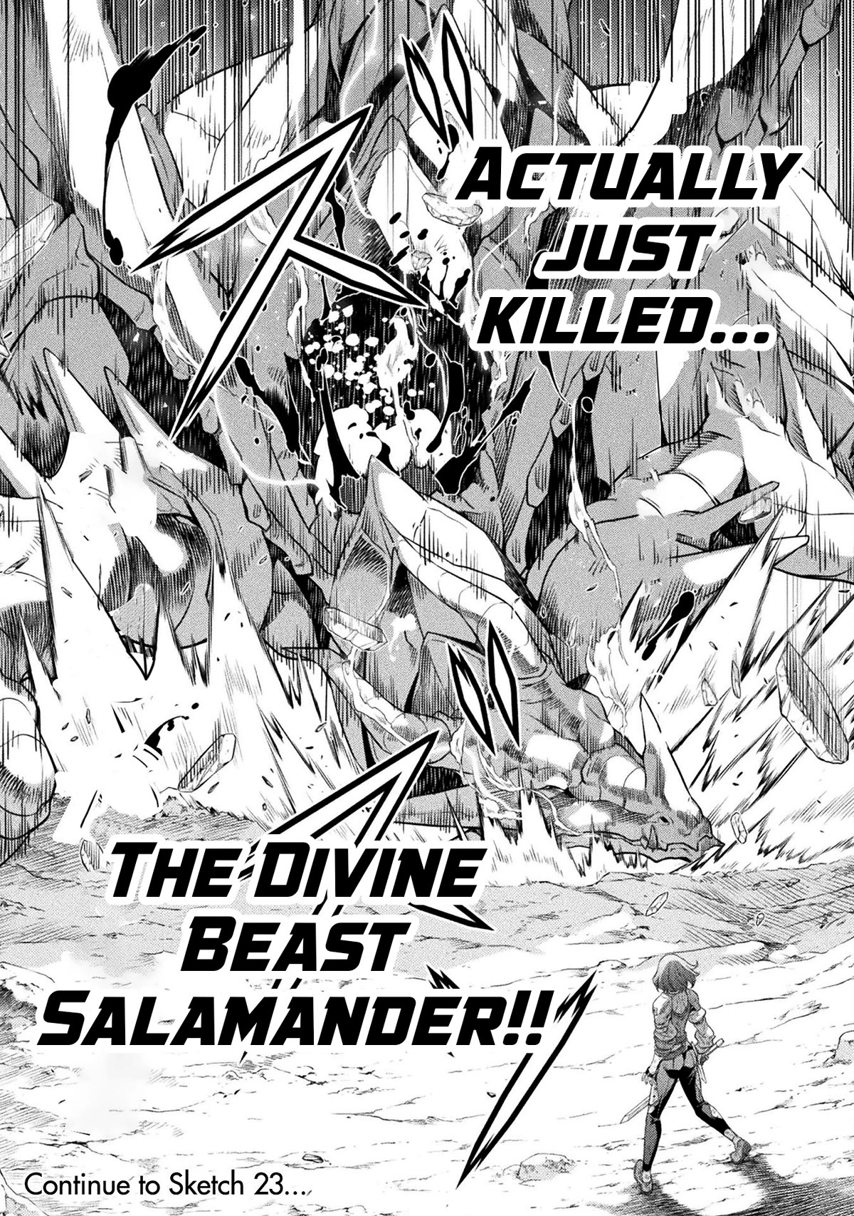 Drawing: The Greatest Mangaka Becomes A Skilled “Martial Artist” In Another World Chapter 22 page 16 - Chapter 22: Water Beast Spear