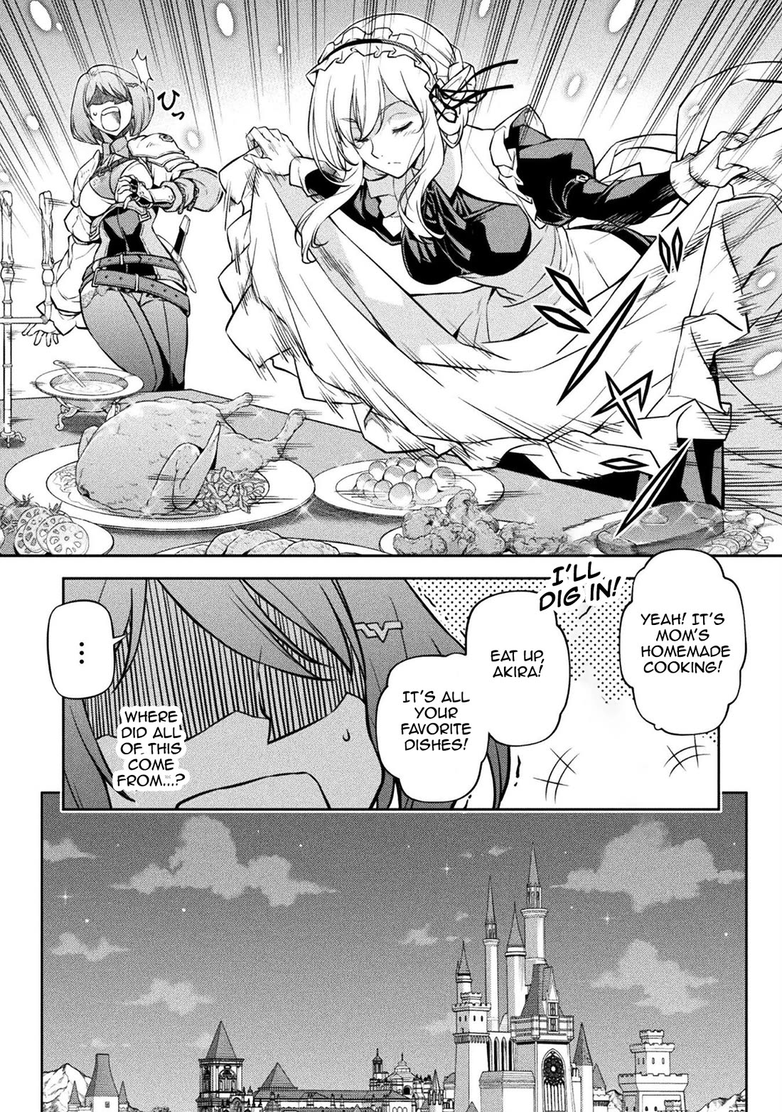 Drawing: The Greatest Mangaka Becomes A Skilled “Martial Artist” In Another World Chapter 56 page 14 - Chapter 56: The Night Before Departure Part 1