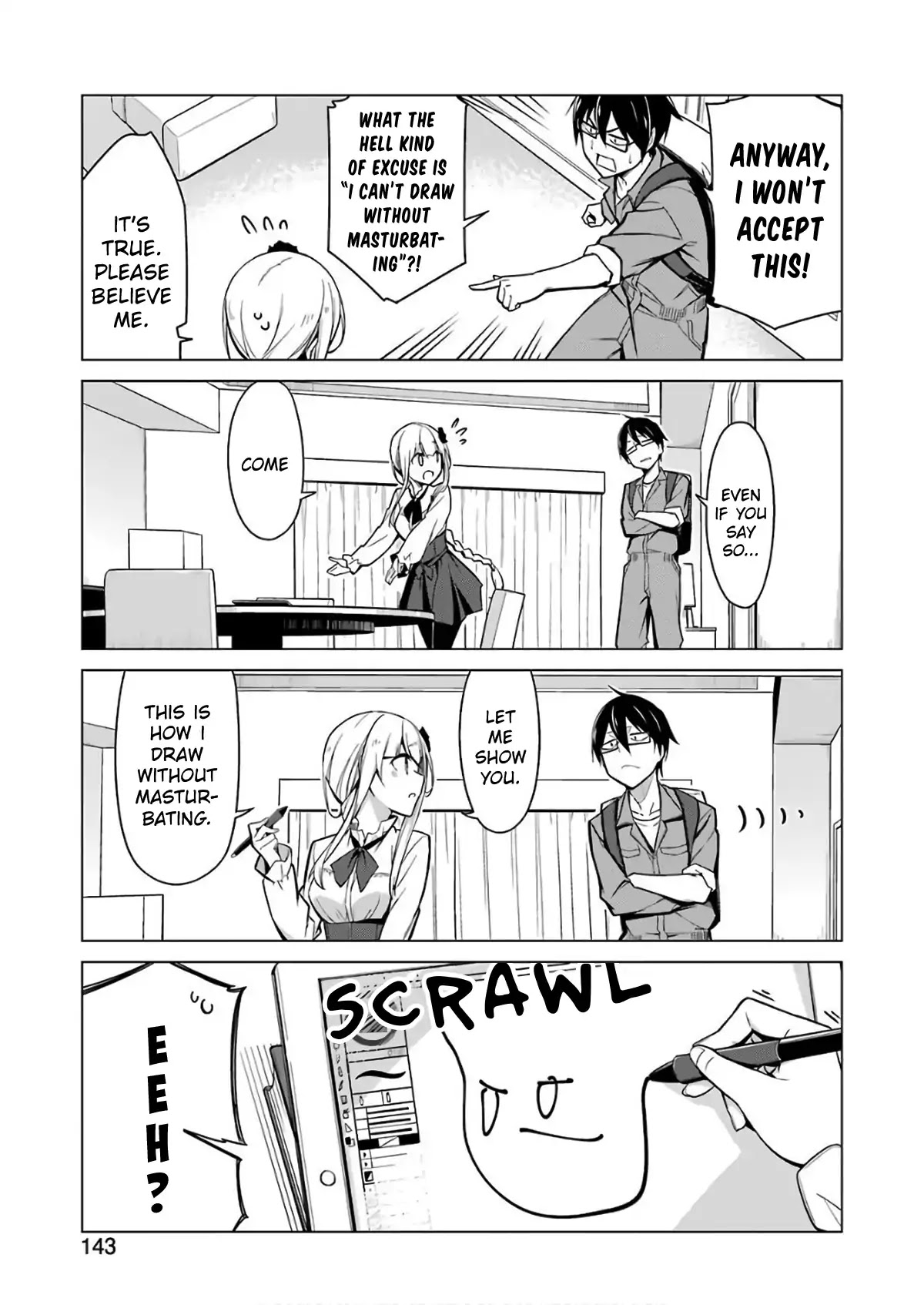 Drawing While Masturbating Chapter 1 page 10 - Chapter 1