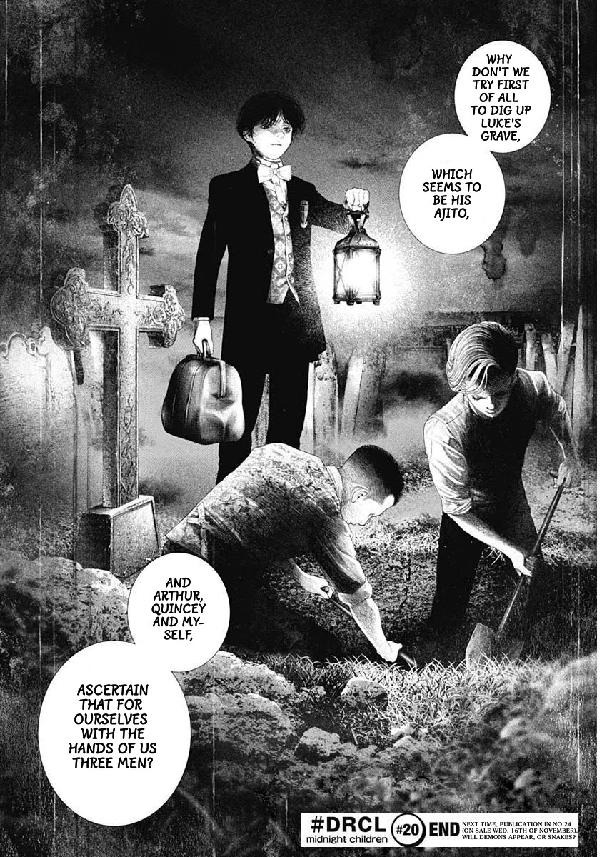 #DRCL midnight children Chapter 20 page 25 - Chapter 20: Oujia board