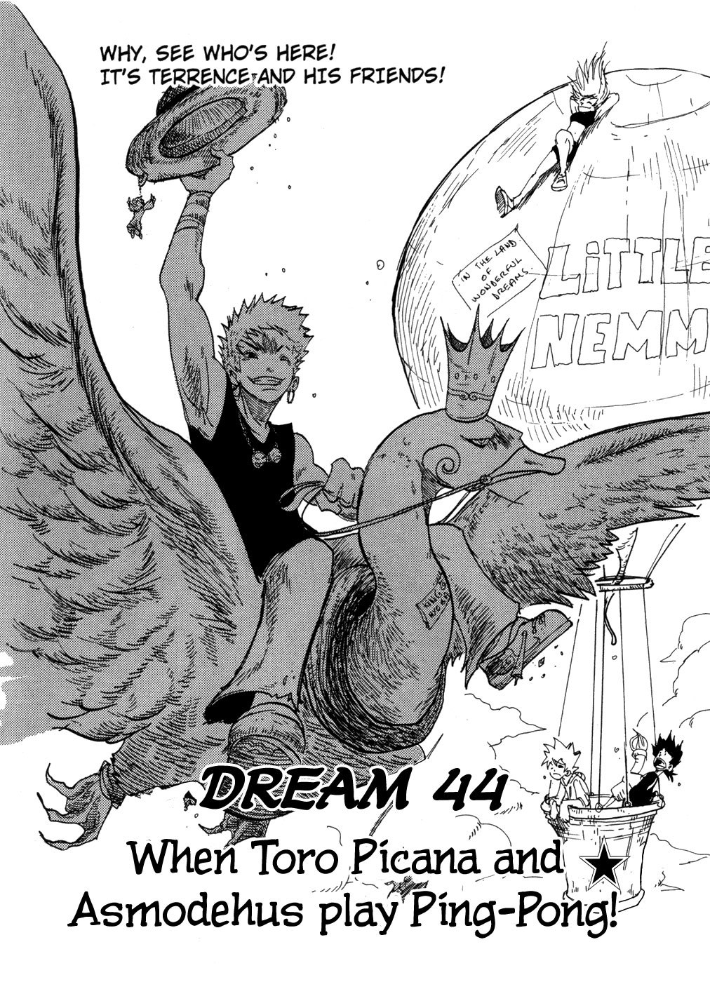 Dreamland Chapter 44 page 3 - Chapter 44: When Toro Picana and Asmodehus play Ping-Pong!