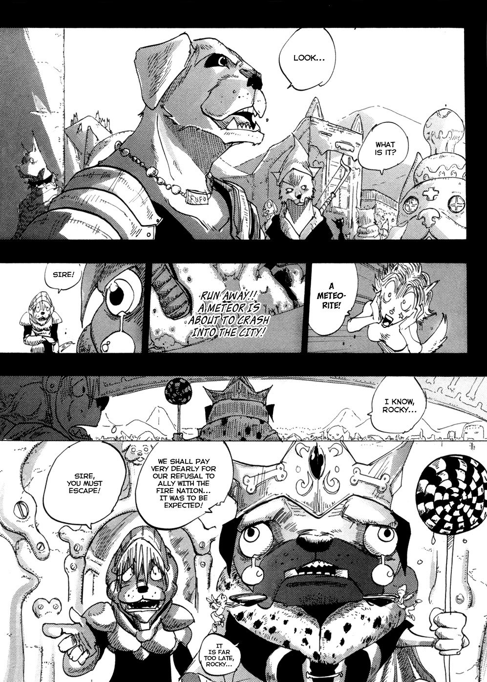 Dreamland Chapter 44 page 9 - Chapter 44: When Toro Picana and Asmodehus play Ping-Pong!