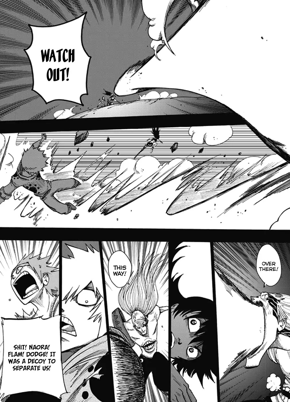 Dreamland Chapter 99 page 12 - Chapter 99: Fight in sector 4