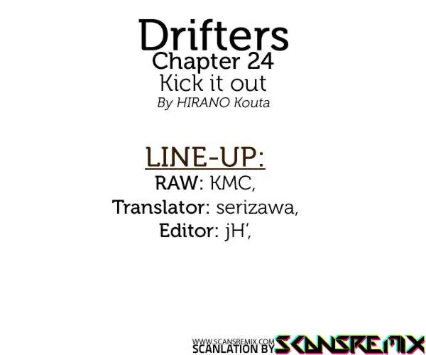 Drifters Chapter 24 page 1 - Chapter 24 : Kick It Out