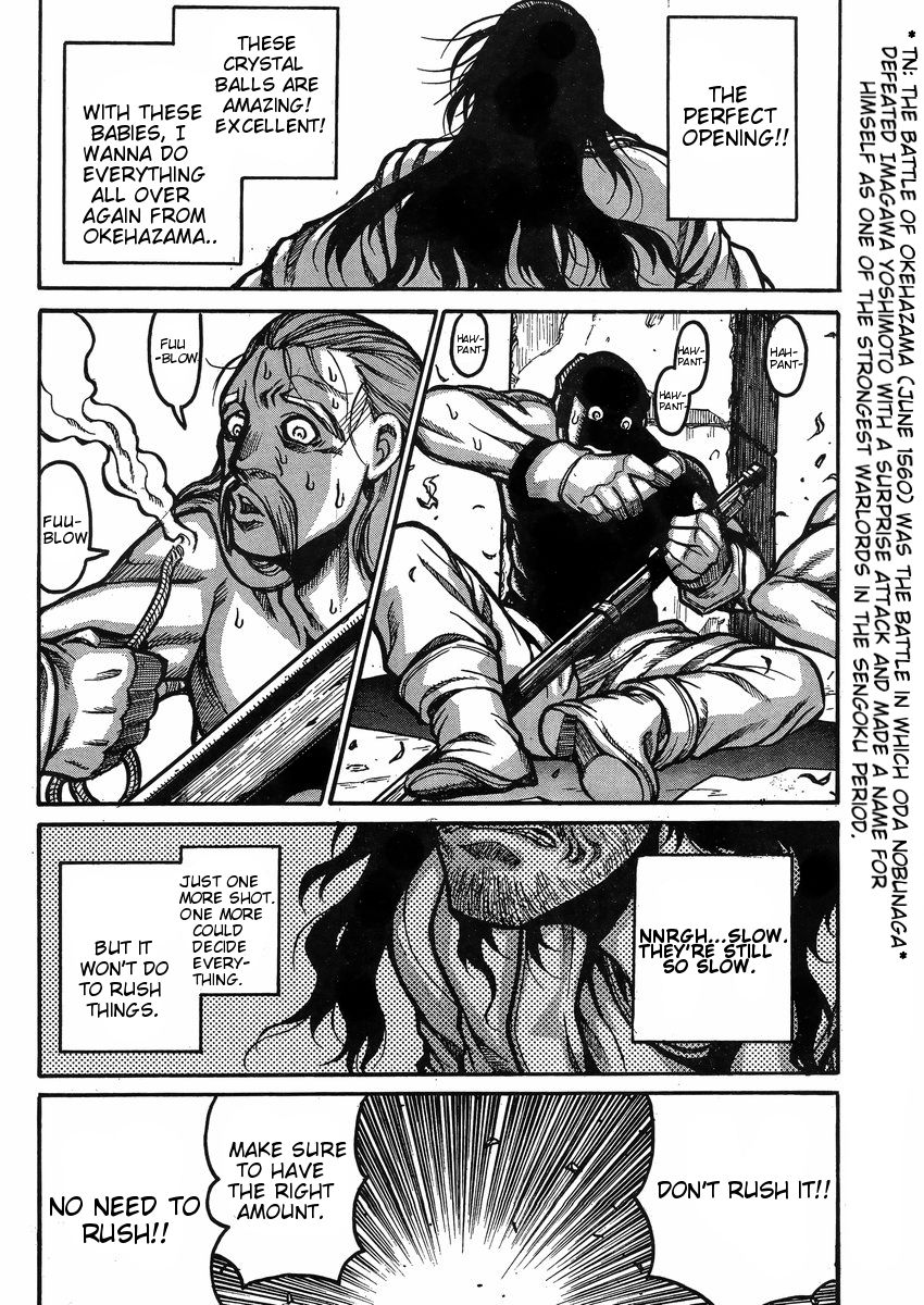 Drifters Chapter 39 page 11 - Chapter 39 : The Pistol Daimyo's Adventure~Counting Songs Around A Fuse~