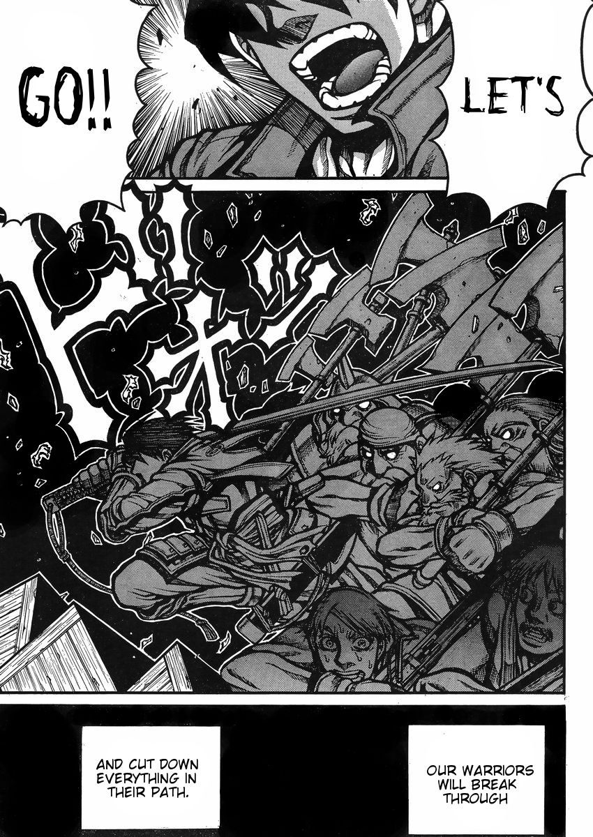 Drifters Chapter 39 page 14 - Chapter 39 : The Pistol Daimyo's Adventure~Counting Songs Around A Fuse~
