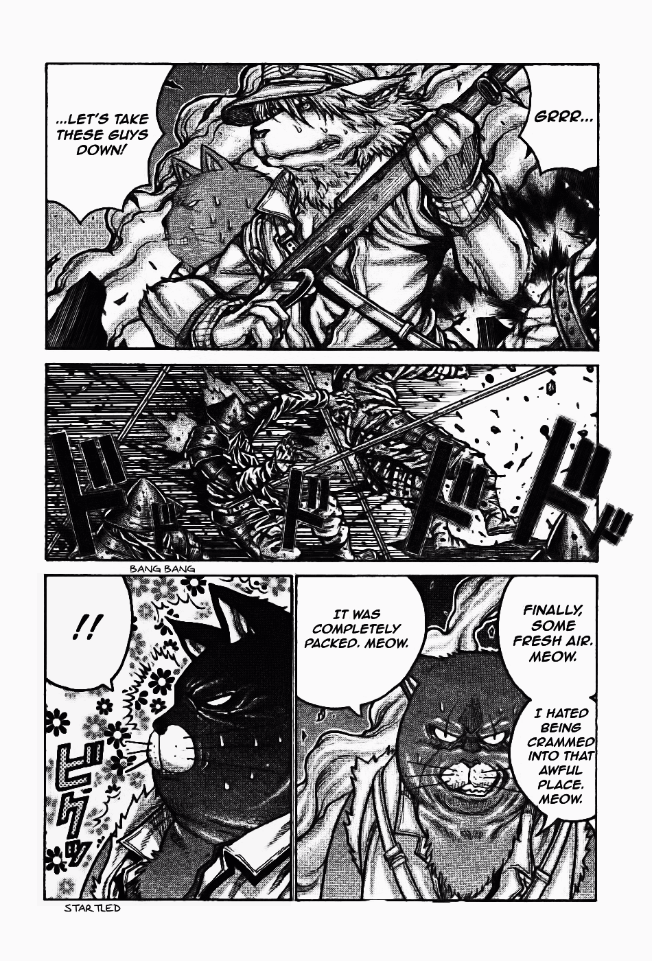 Drifters Chapter 75 page 3 - Chapter 75: Baka Survivor