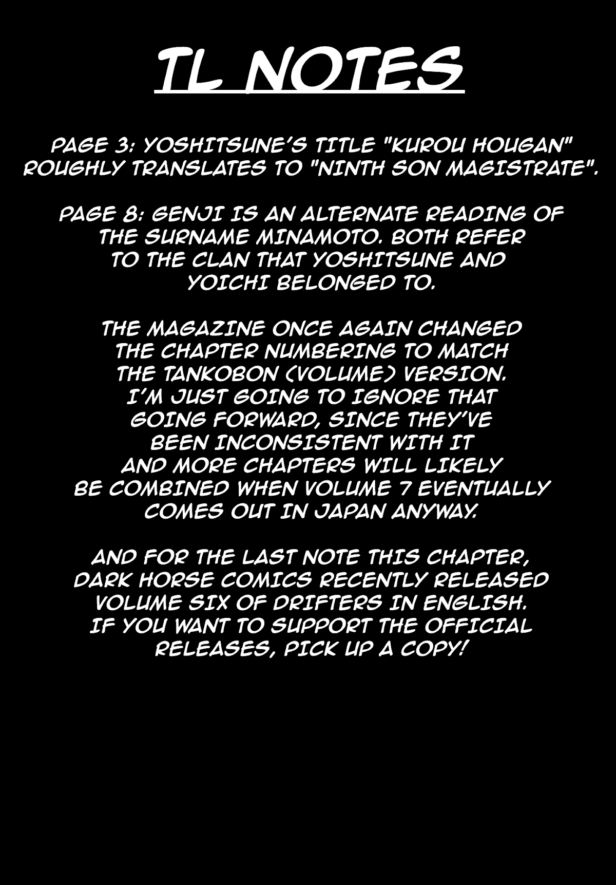 Drifters Chapter 79 page 10 - Chapter 79: Unyielding Wish
